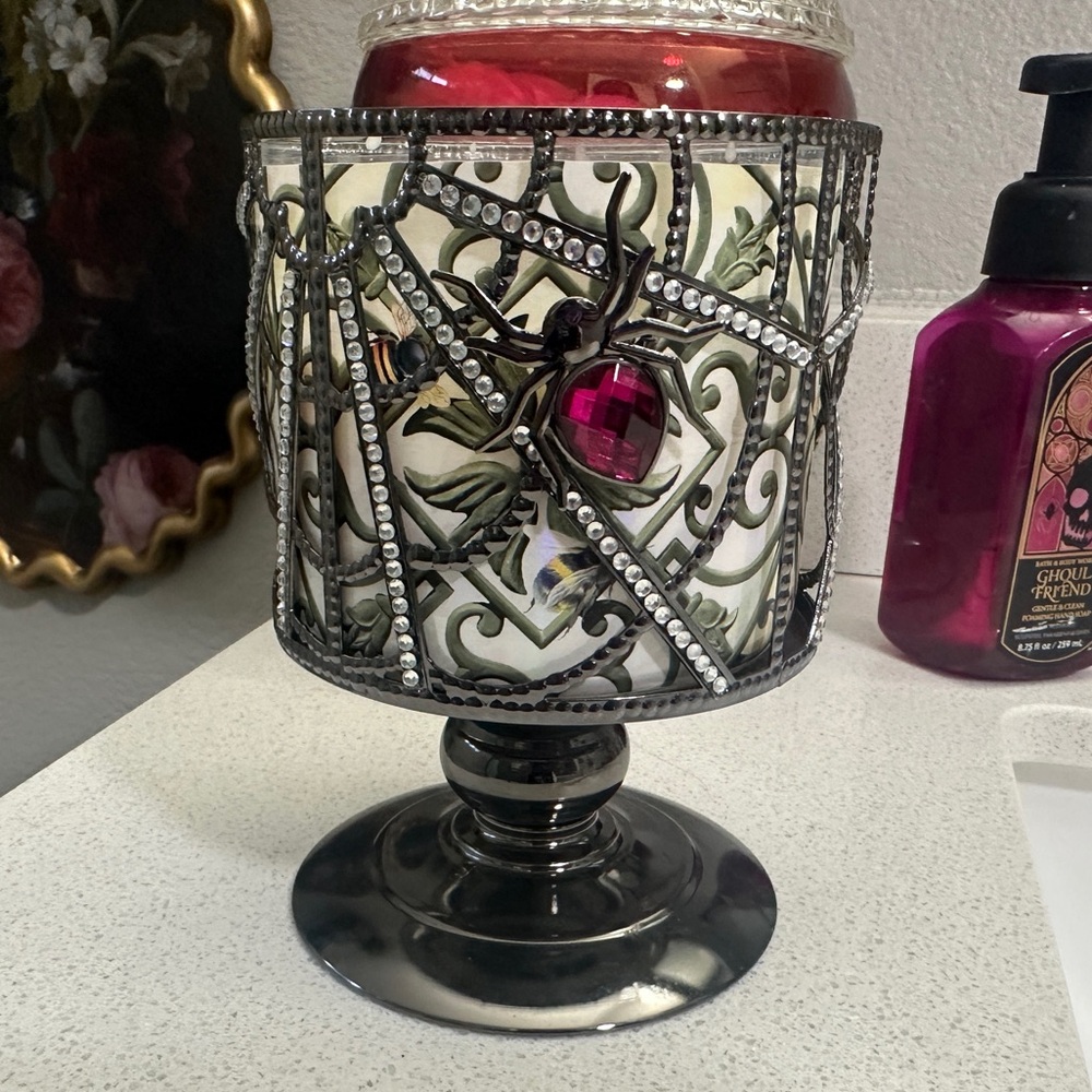 BBW Spider Web Candle Holder
